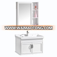 hot selling Europe white carbon fiber vanity cabinet  bathroom