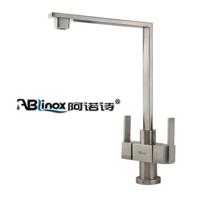 stainless steel 304 single control kitchen faucet spigots for sale brushed nickel taps