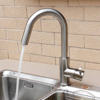 New Design Stainless Steel Single Lever Mixers Pull Down Pull Out Kitchen Faucet