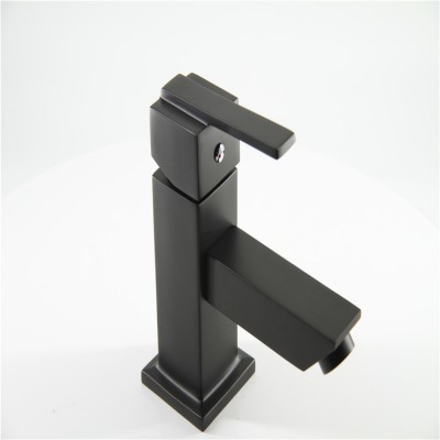 High Quality Brass Stainless Steel Basin Faucet Bathroom Black Mixer Basin Faucet