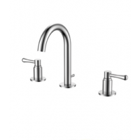 3 hole dual handle best price high quality basin faucet face water tap wash clean cold hot water switch bathroom toilet useful