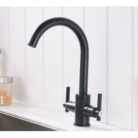 YL5003B Modern UK style chrome sink water tap single hole hot cold water faucet dual handle kitchen faucet