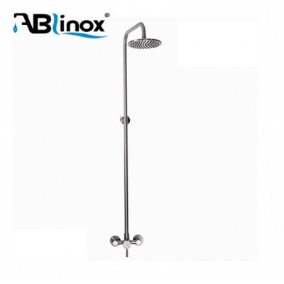 stainless steel surface outdoor shower faucet set for swimming pool