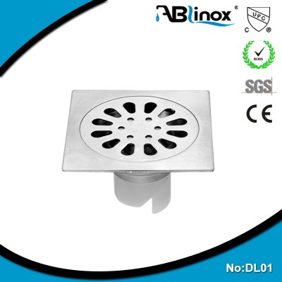 Ablinox Stainless Steel Square Odor-Proof Floor Drain Dl01